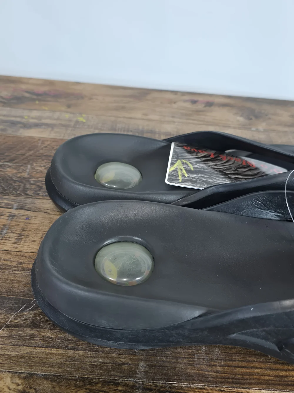 Black Men’s Flip Flop Sandals Classic Comfort Size 13